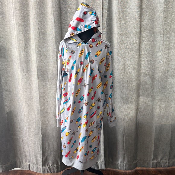 Jeremy Scott Beverly Hills ADIDAS Sweater Dress Surf Cover up